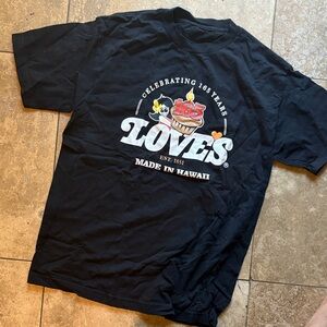 Love’s Bakery Hawai’i Black Celebratory Graphic Tee